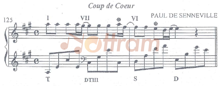 Phân tích hòa âm cho bài "Coup de Coeur"
